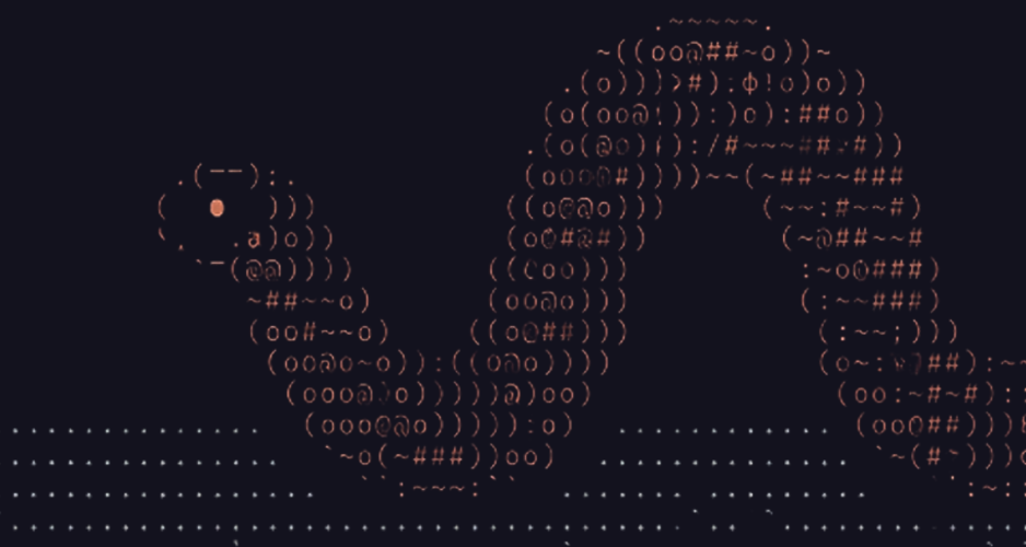x402worm ASCII art worm